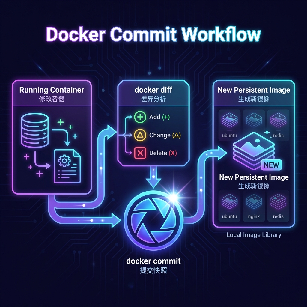 Docker Commit 流程图解