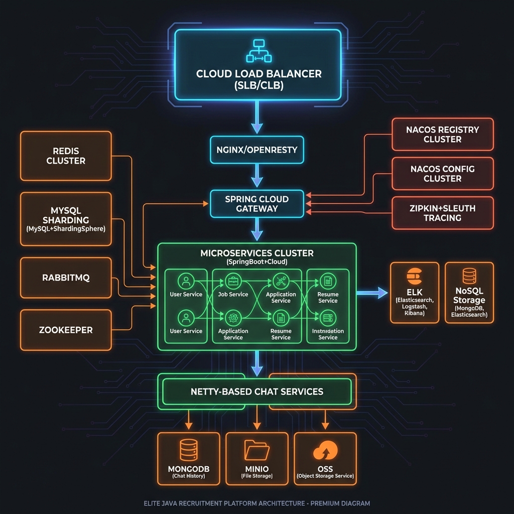 慕聘网系统架构图