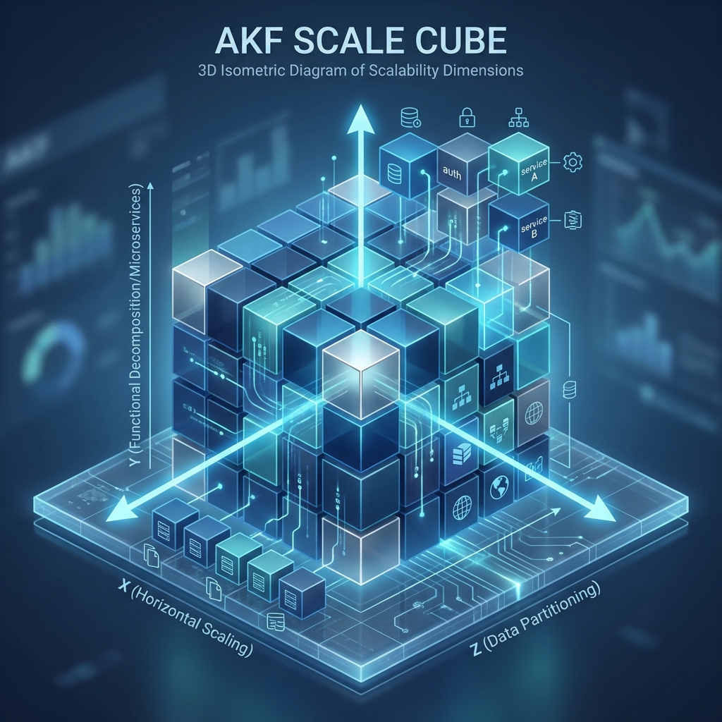 AKF 拆分原则立方体
